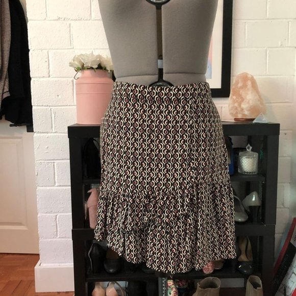 Free People (Anthropologie) Nadia Ruffle Wrap Mini - Picture 2 of 5